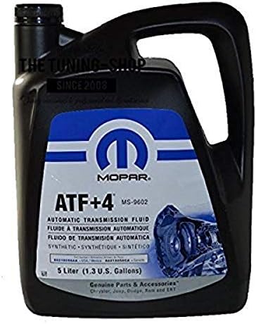 Chrysler Accessories (5013458AA) (68218058AC) ATF+4 Automatic Transmission Fluid - 1.3 Gallon / 5 Liter Chrysler