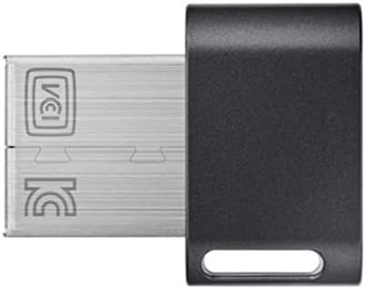 SAMSUNG MUF-64AB/AM FIT Plus 64GB - 300MB/s USB 3.1 Flash Drive, Black/Sliver Samsung