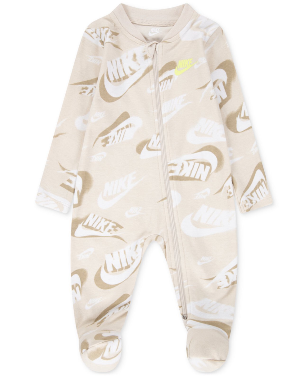 Baby Printed Interlock Footed Coverall Nike