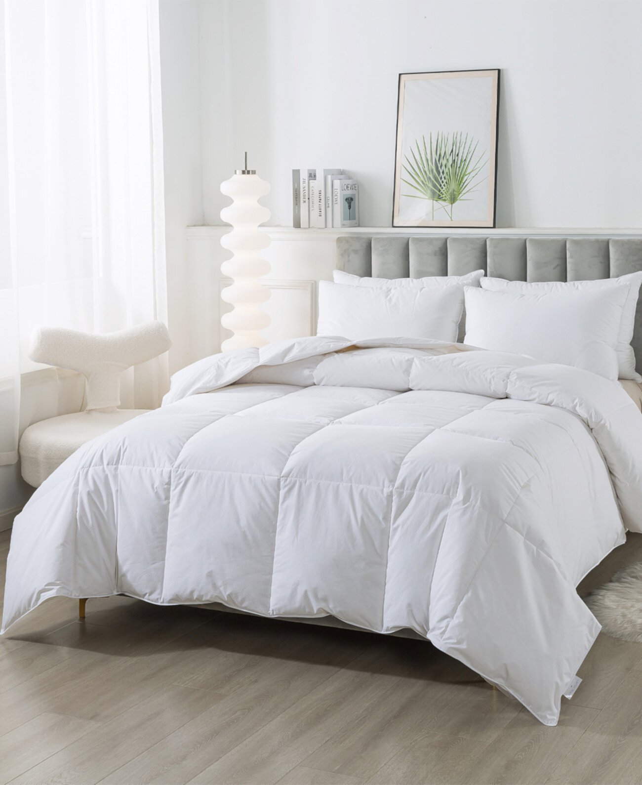 All Seasons White Down Comforter, Full/Queen Royal Velvet