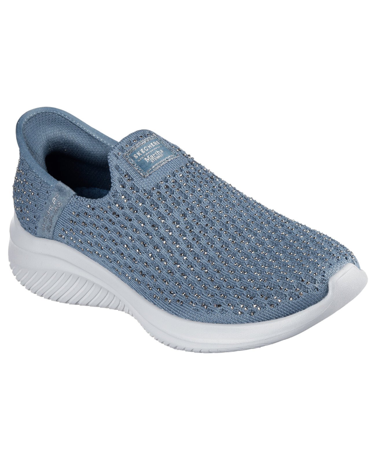 Женские спортивные кроссовки Skechers Martha Stewart: Slip-Ins: Ultra-Flex 3.0 с амортизацией и стразами Skechers