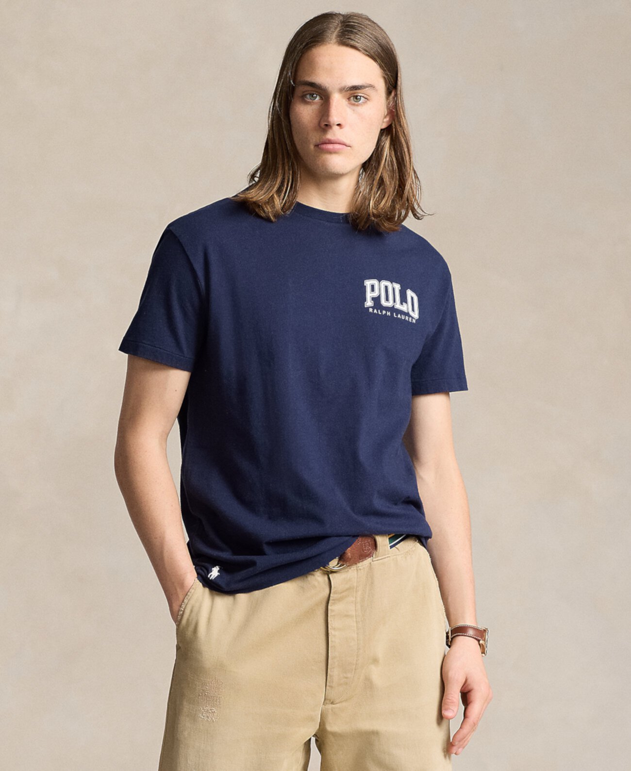 Футболка мужская Classic-Fit с логотипом и вышитым Пони от Polo Ralph Lauren, 100% хлопок Polo Ralph Lauren