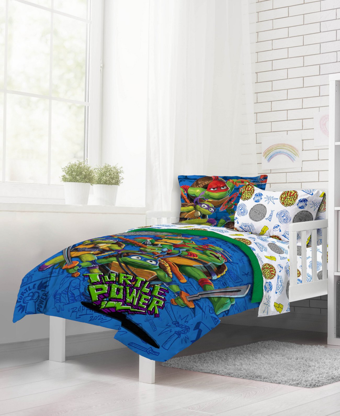 Teenage Mutant Ninja Turtle Movie Collection Mutant Mayhem 7-Pc. Comforter Set, Full Teenage Mutant Ninja Turtles