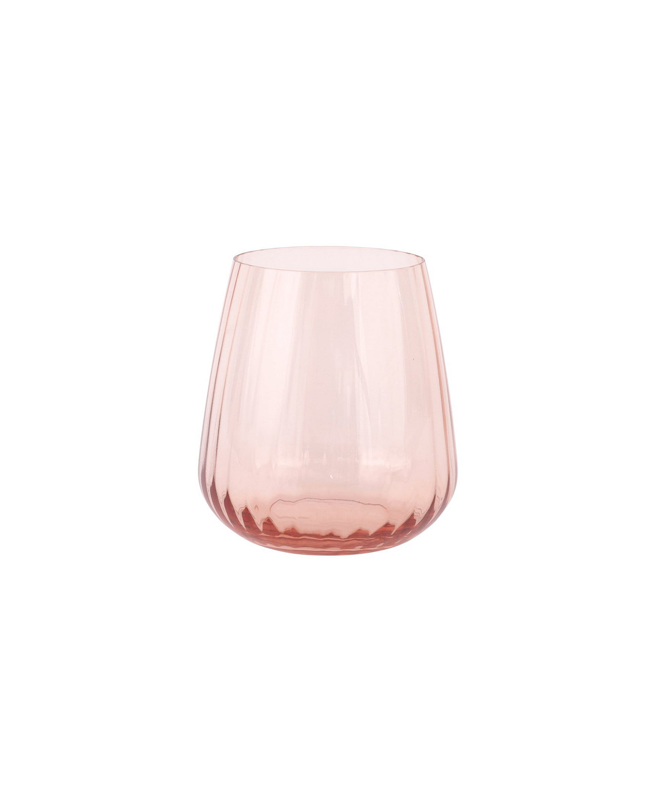 Francesca Blush Double Old Fashioned Glass Vietri