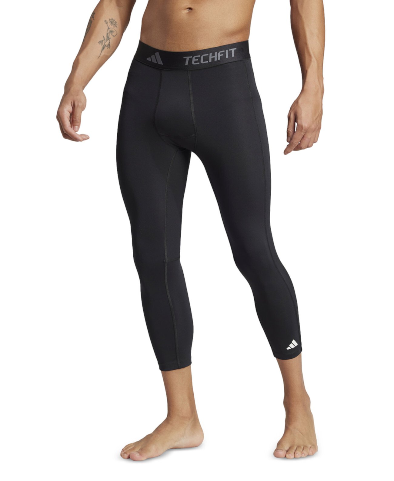 Men's Techfit Compression 3/4 Training Tights Adidas