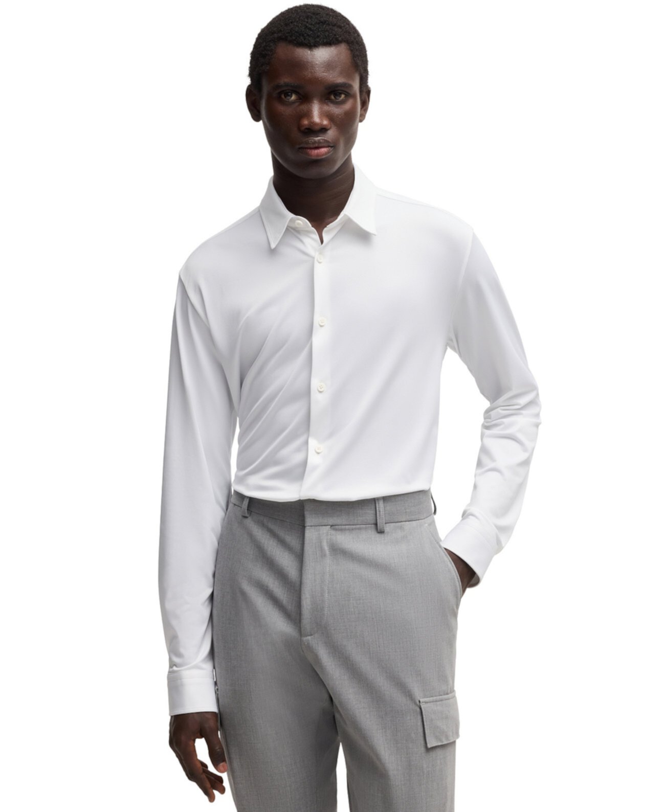 Men's Slim-Fit Performance-Stretch Shirt Boss