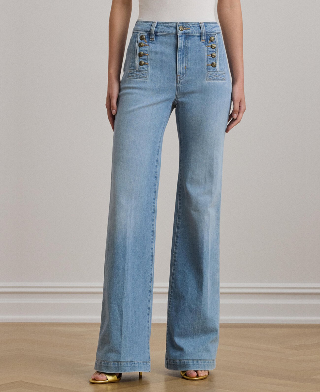 Women's High-Rise Flare Sailor Jeans LAUREN Ralph Lauren