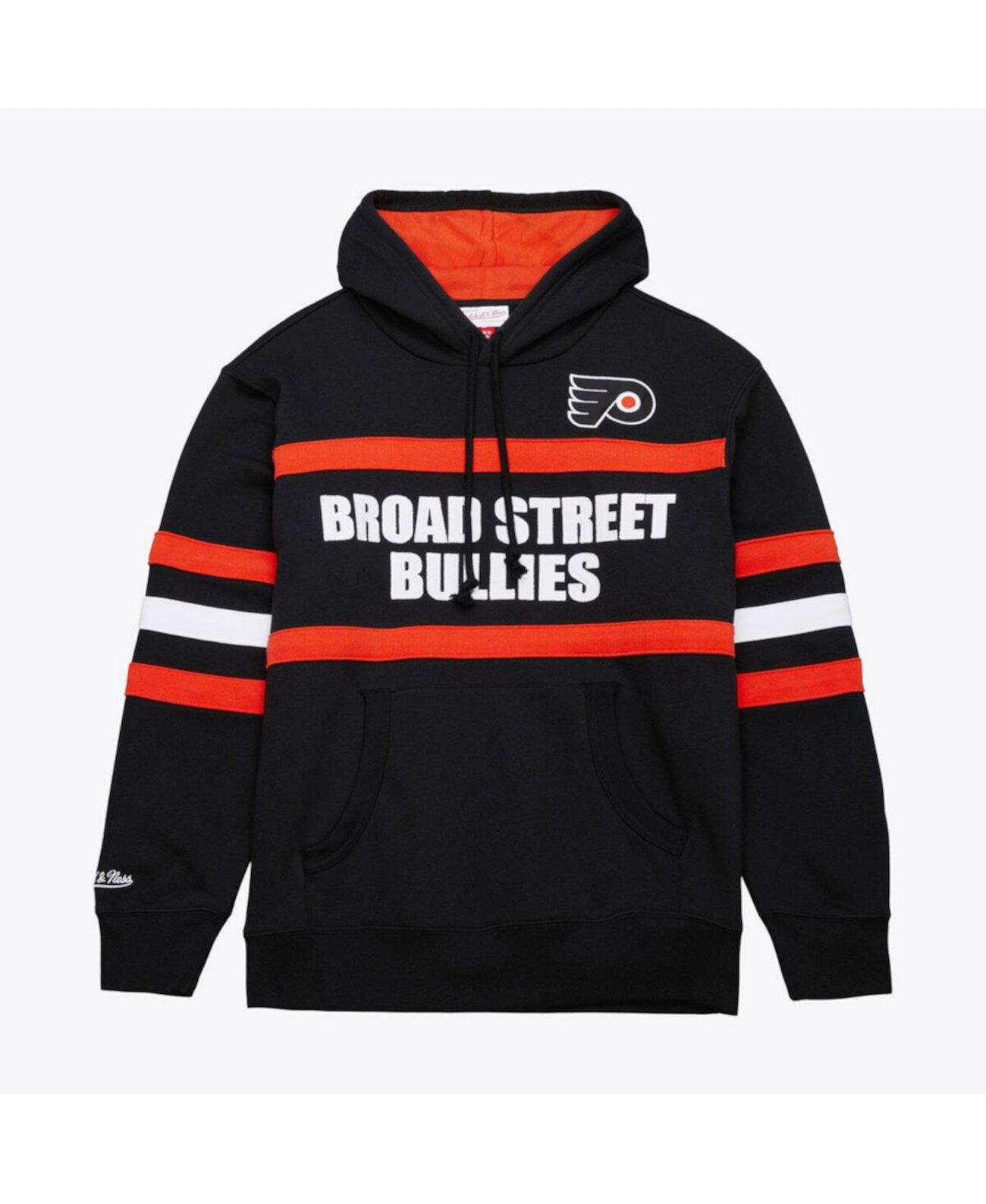 Men's Black Philadelphia Flyers Head Coach Slogan Pullover Hoodie Mitchell & Ness