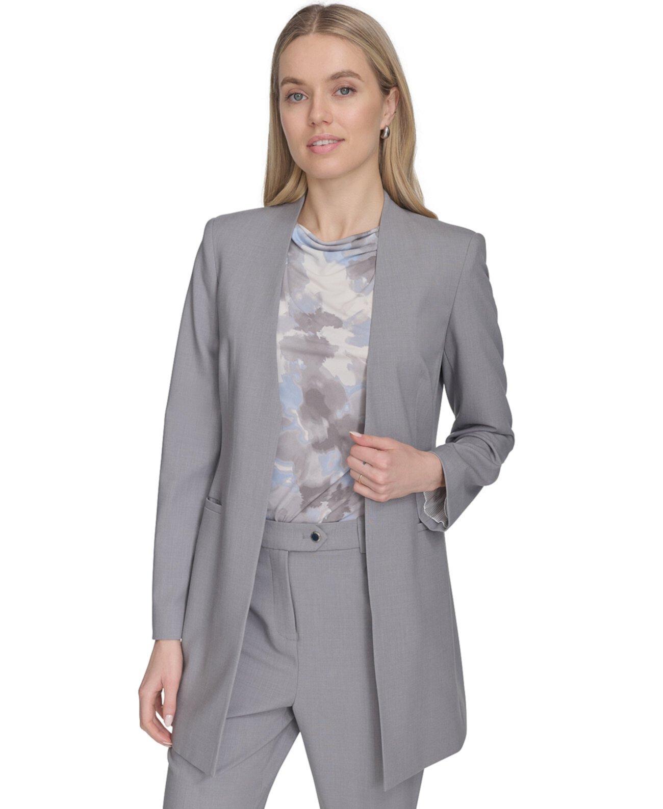 Women's Open Front Topper Jacket Calvin Klein