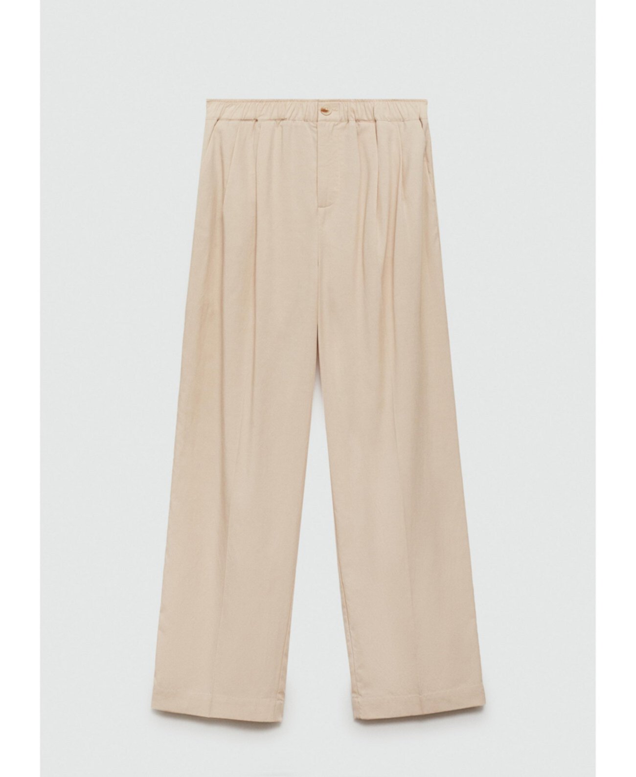 Women's Lyocell Pleated Pants Mango