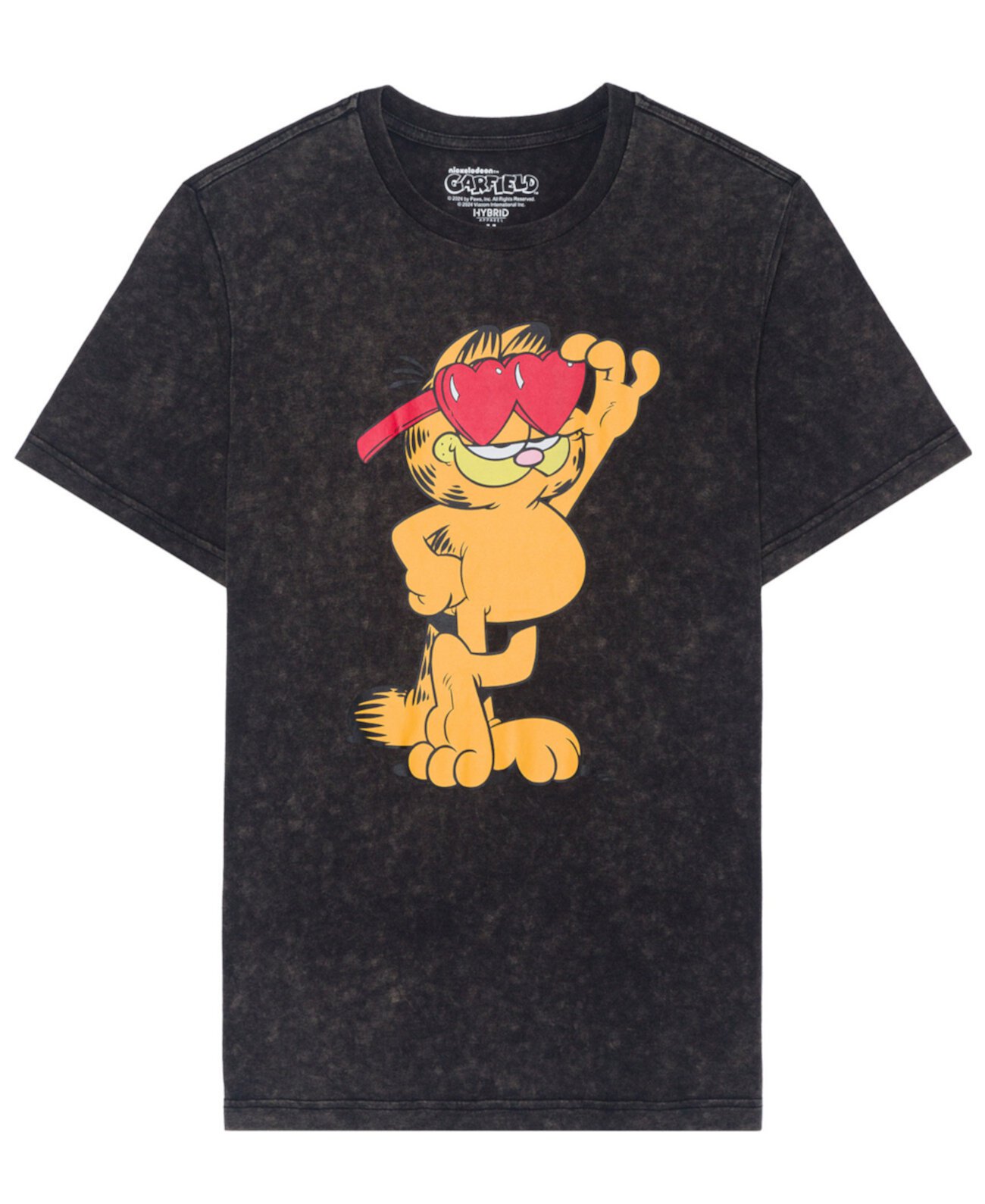 Men's Garfield Washed Short Sleeve Tee Hybrid