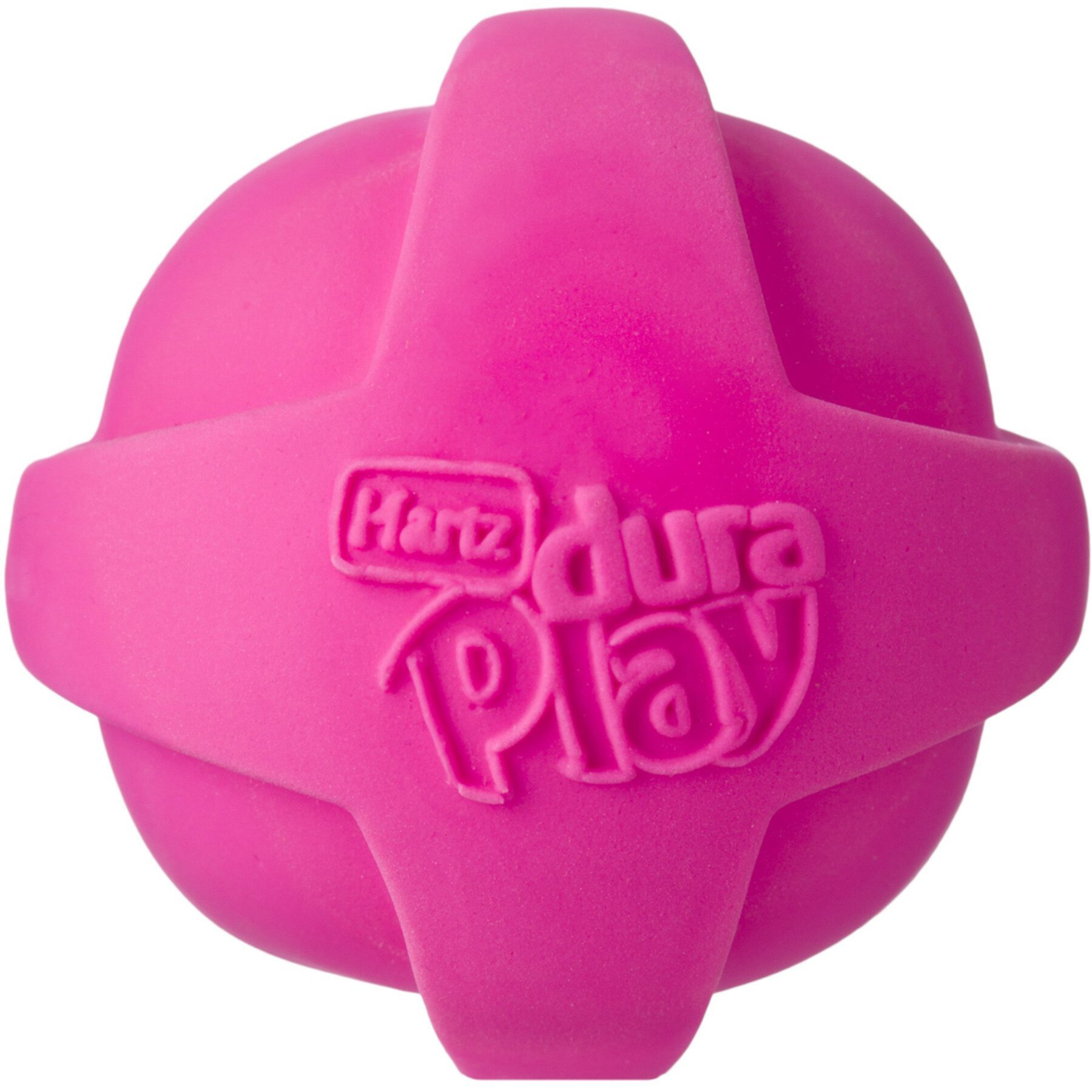 Hartz Dura Play Ball Squeaky Latex Dog Toy, Color Varies Hartz