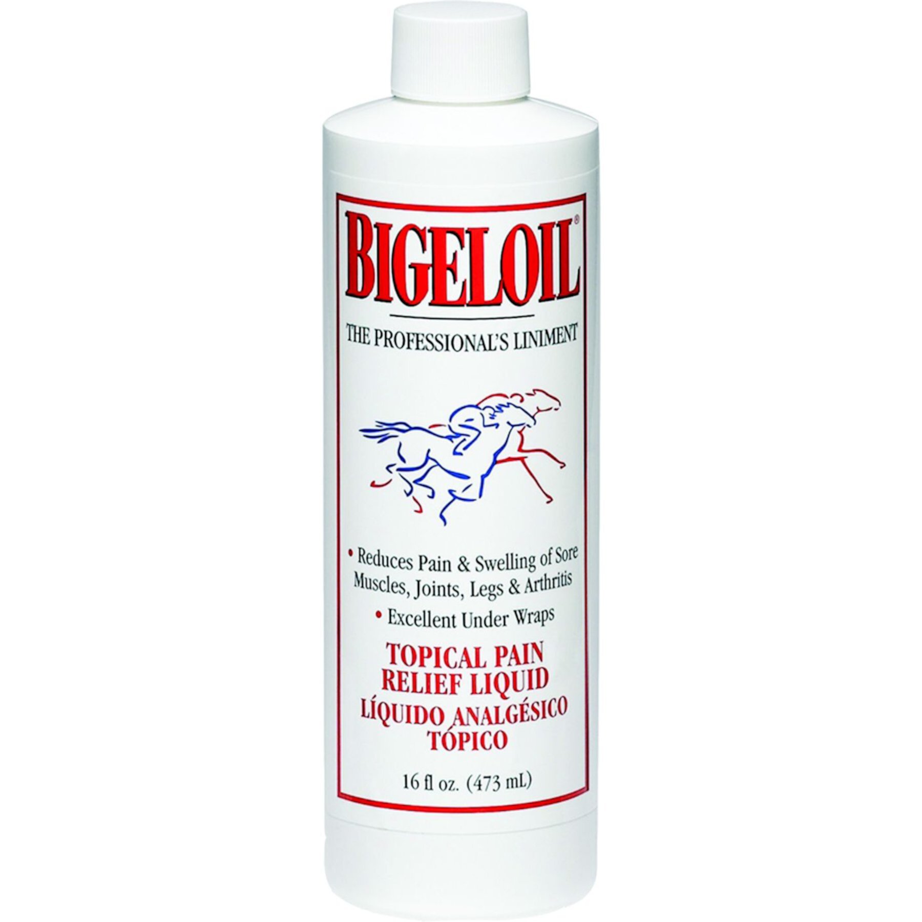 Absorbine Bigeloil Sore Muscle & Joint Pain Relief Horse Liniment Liquid Absorbine