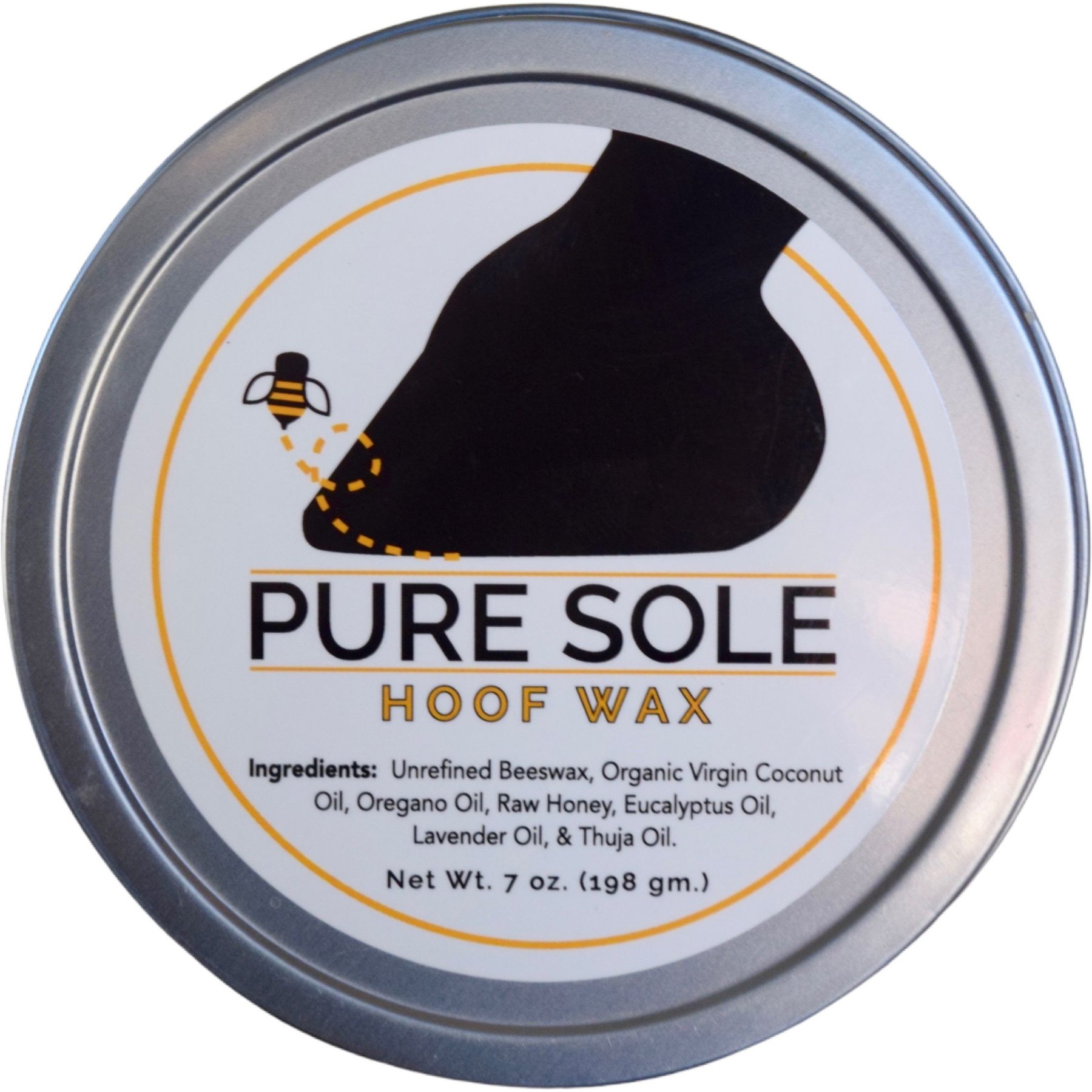 Pure Sole Hoof Wax Horse Hoof Care, 7-oz tin Pure Sole Hoof