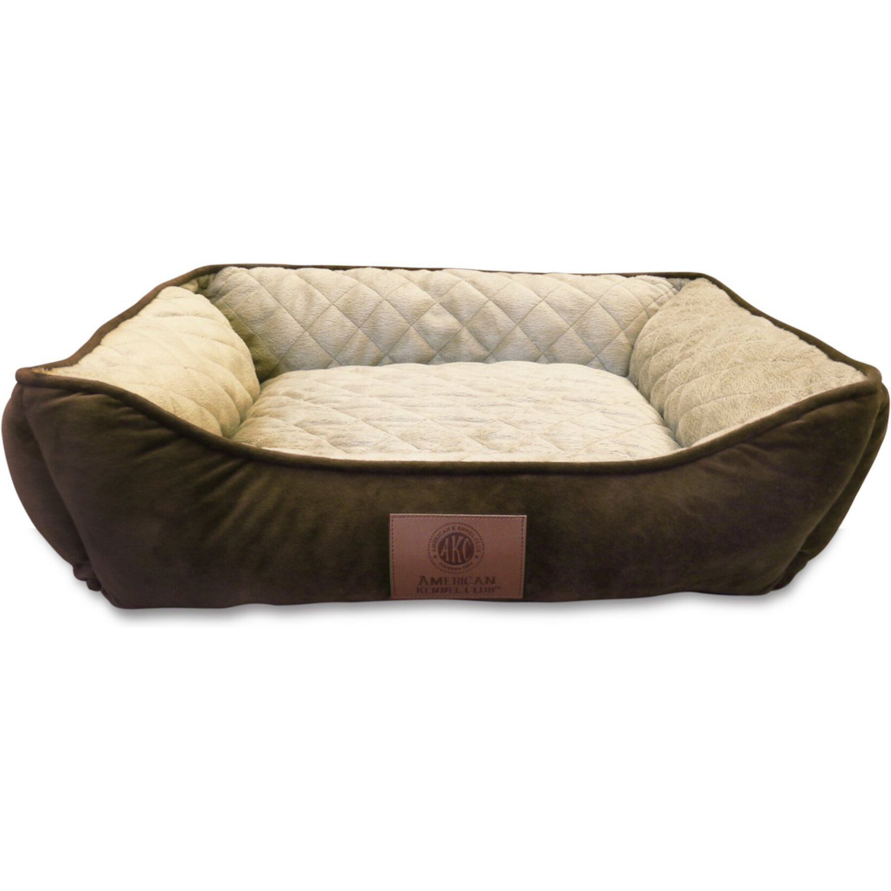 American Kennel Club AKC Self-Heating Bolster Cat & Dog Bed American Kennel Club