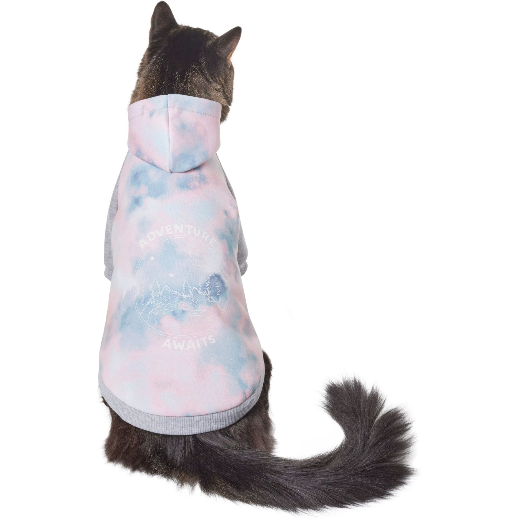 Frisco Pink Tie Dye Dog & Cat Hoodie Frisco