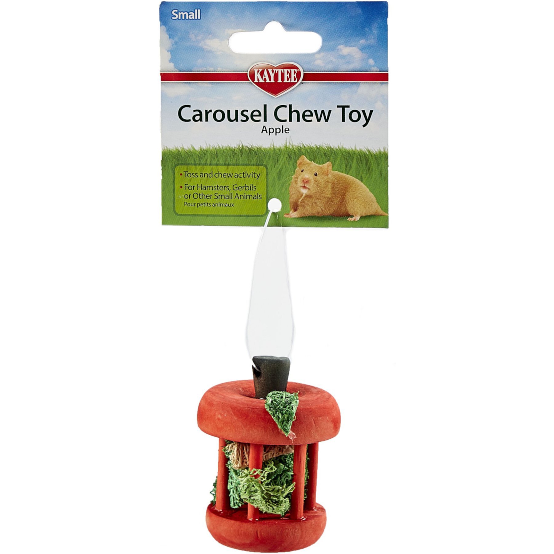 Kaytee Carousel Chew Apple Small Pet Toy, Small Kaytee