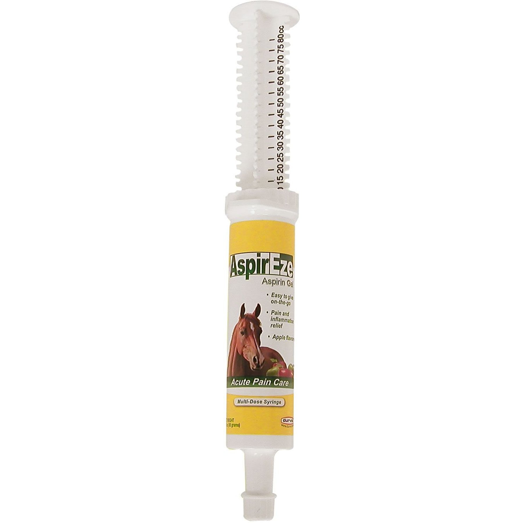 Durvet AspirEze Horse Pain Relief Wound Care Gel, 80-cc syringe Durvet