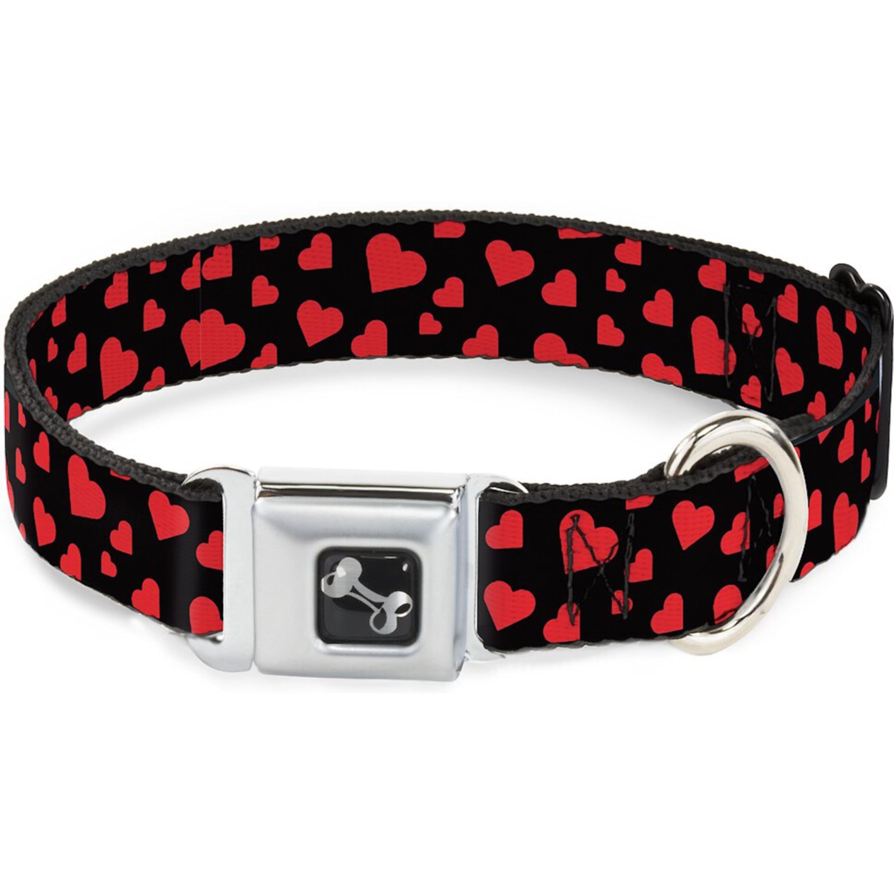 Buckle-Down Hearts Scattered Dog Collar Buckle-Down