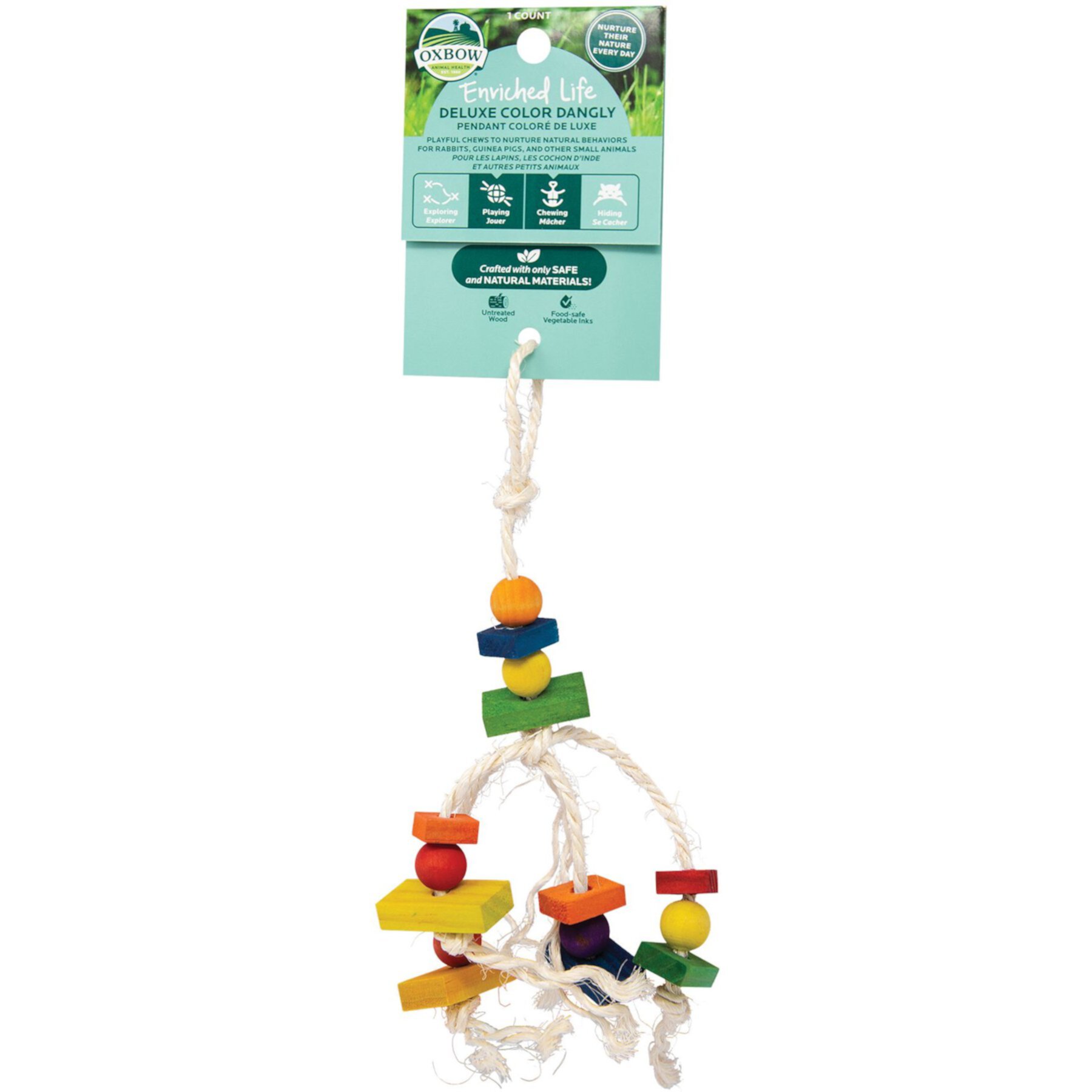 Oxbow Enriched Life Deluxe Color Dangly Small Animal Toy Oxbow