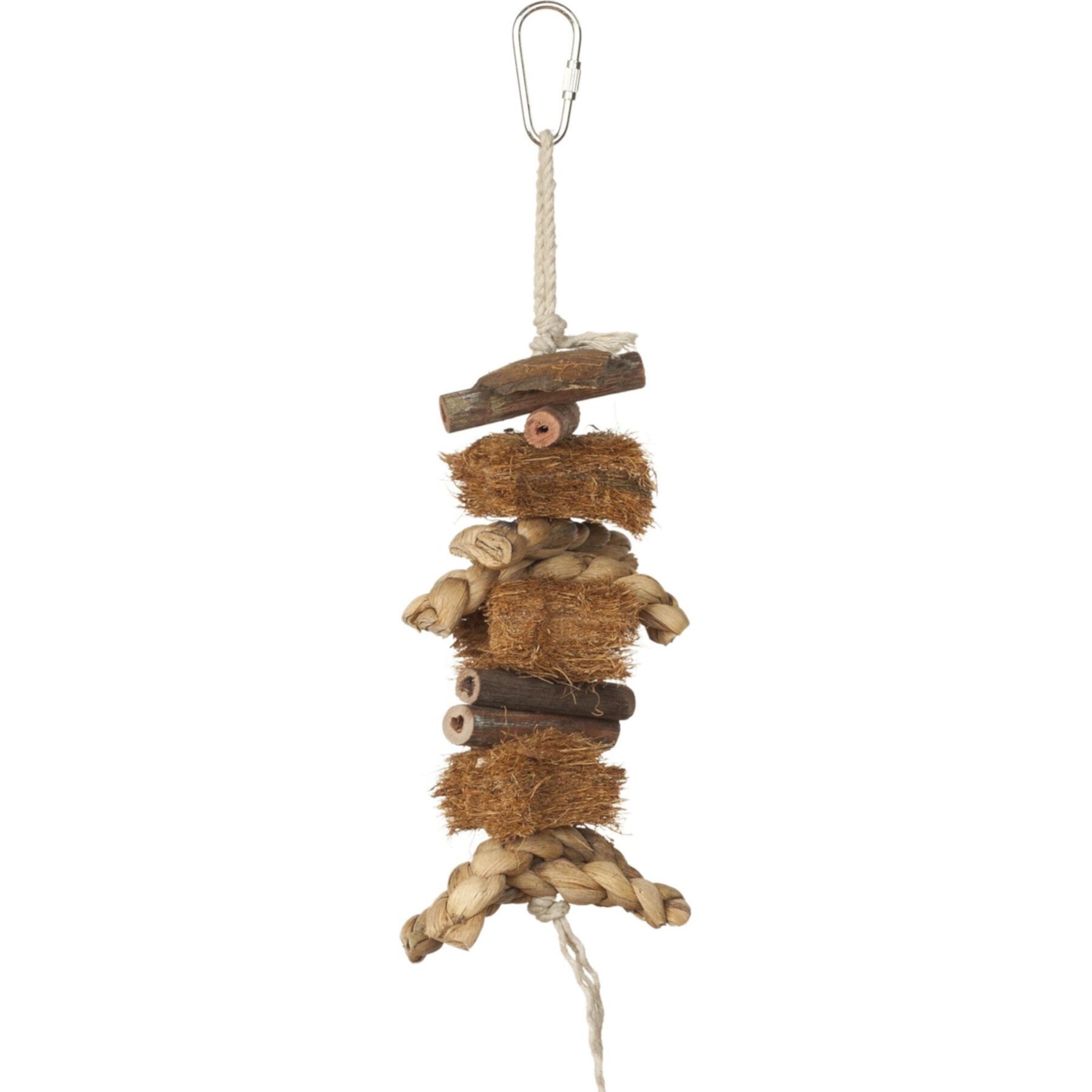 Prevue Pet Products Naturals Coco Rope Mini Bird Toy, Natural Prevue Pet Products