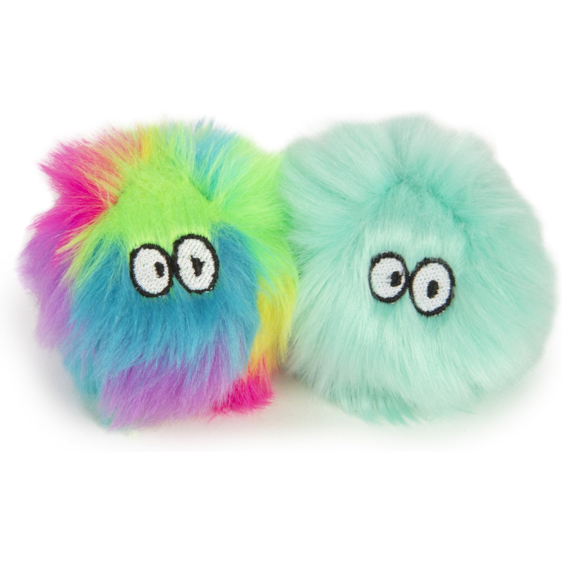 SmartyKat Fuzzy Friends Plush Ball Cat Toys Smartykat