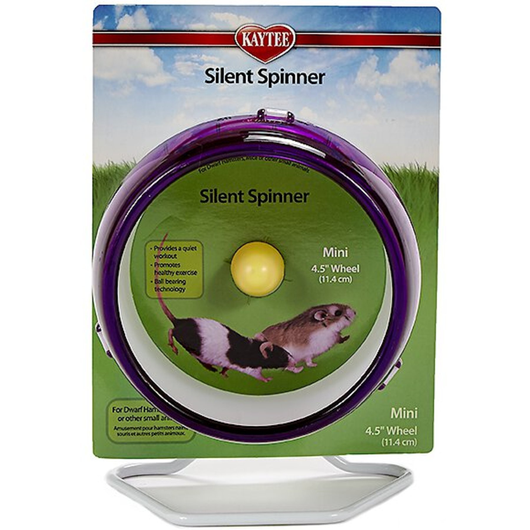 Kaytee Silent Spinner Small Animal Exercise Wheel Kaytee