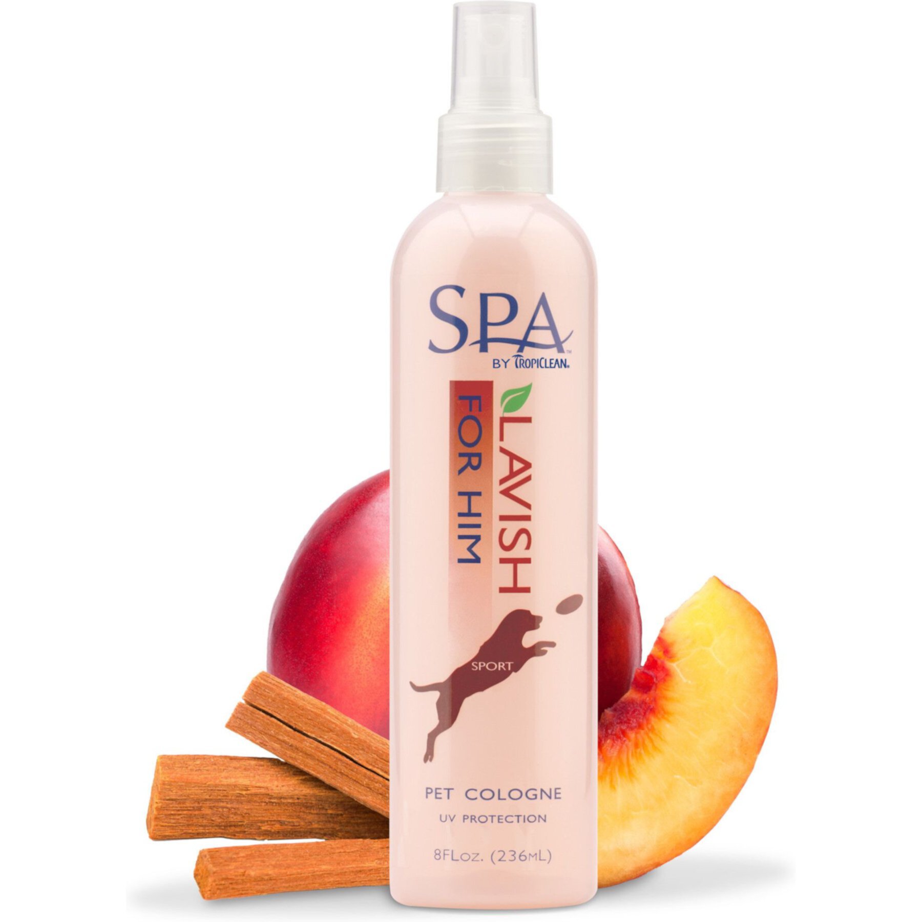 TropiClean Spa for Him Dog Cologne Spray, Sporty Oatmeal & Sandalwood Scent TropiClean