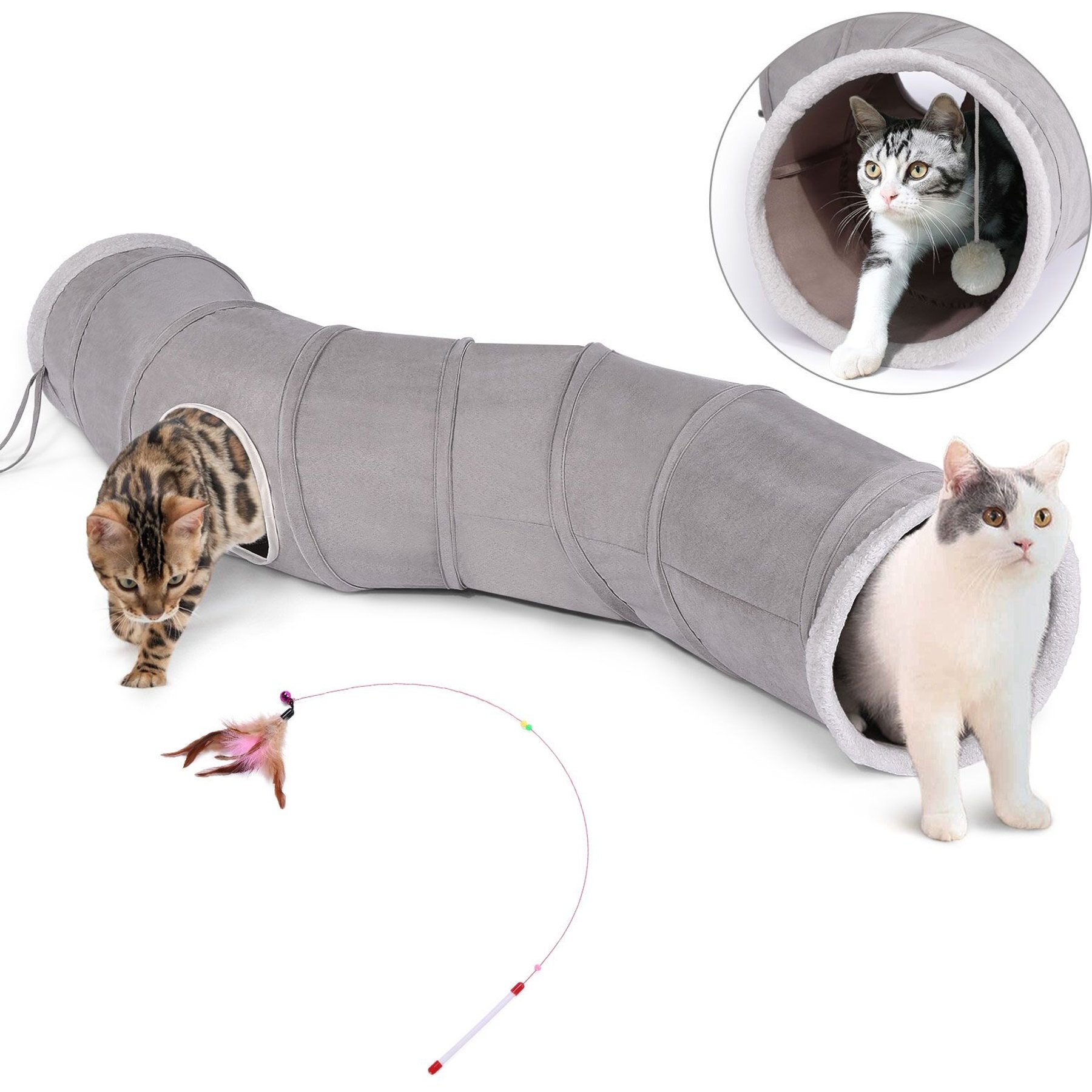 Ownpets S Shape Tunnel Cat Toy Ownpets