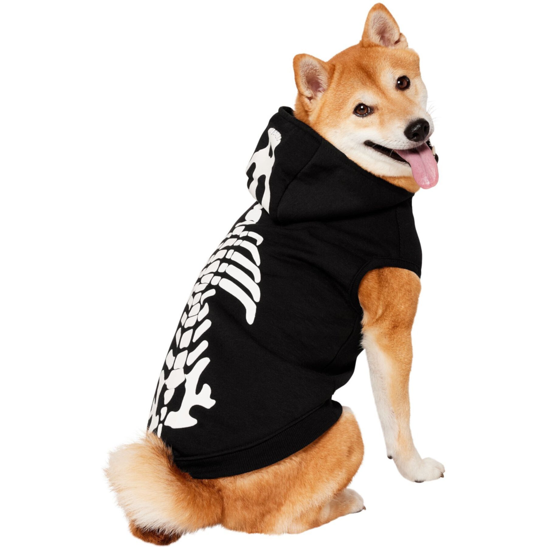 Frisco Glow in the Dark Skeleton Dog & Cat Hoodie Frisco