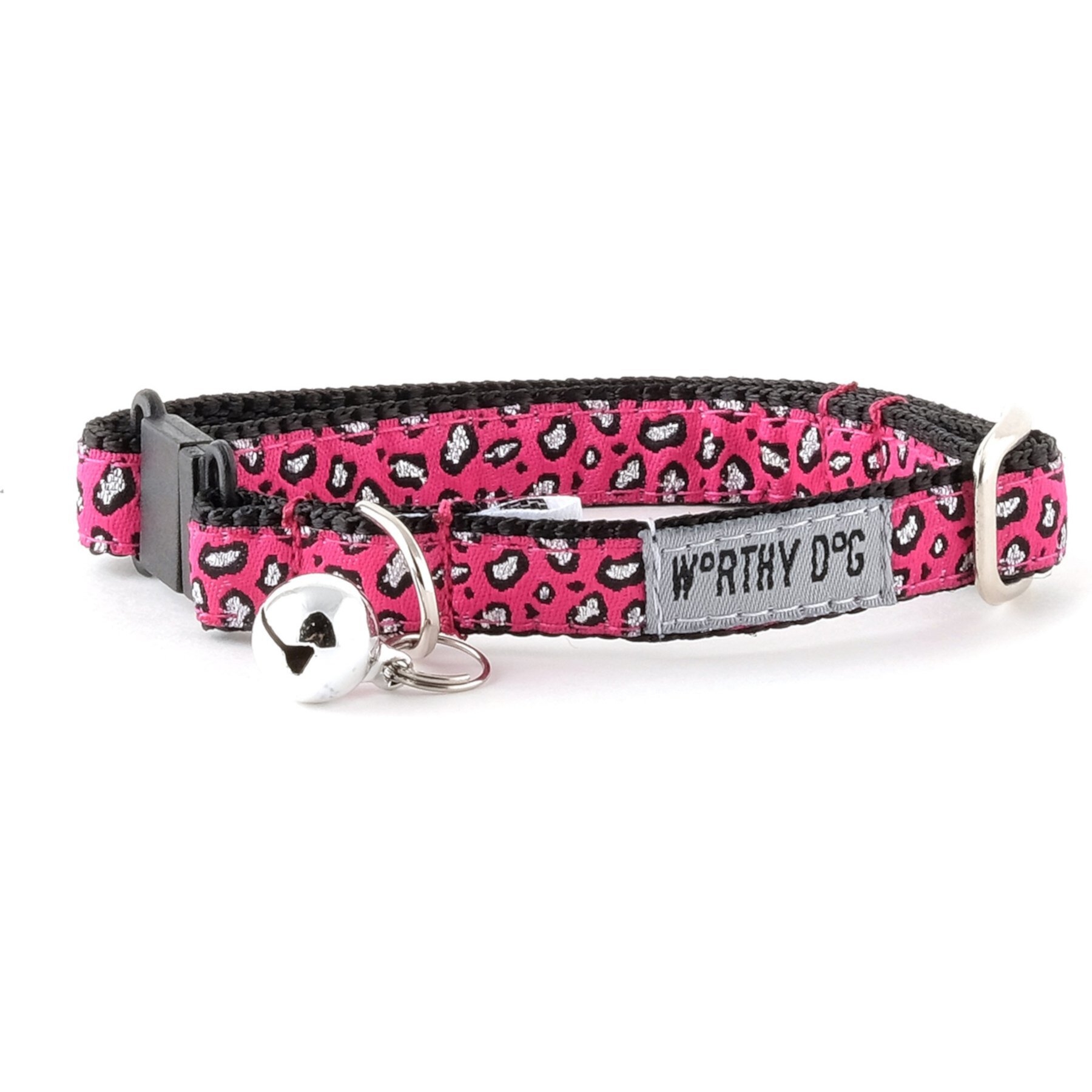 The Worthy Dog Cheetah Cat Collar, One Size: 9 to 11-in neck, 1/2-in wide The Worthy Dog