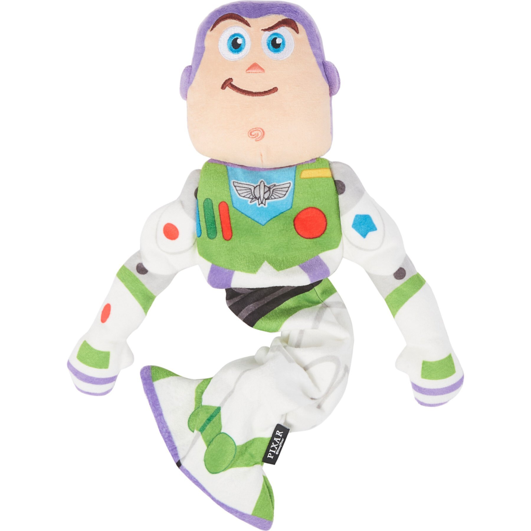 Pixar Buzz Lightyear Bungee Plush Squeaky Dog Toy Pixar