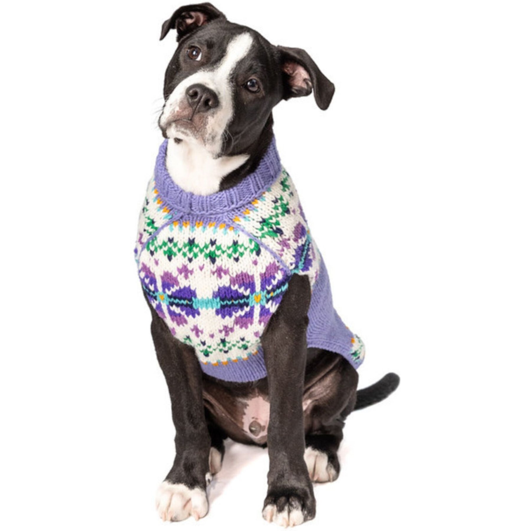 Chilly Dog Lavender Flowers Dog & Cat Sweater Chilly Dog