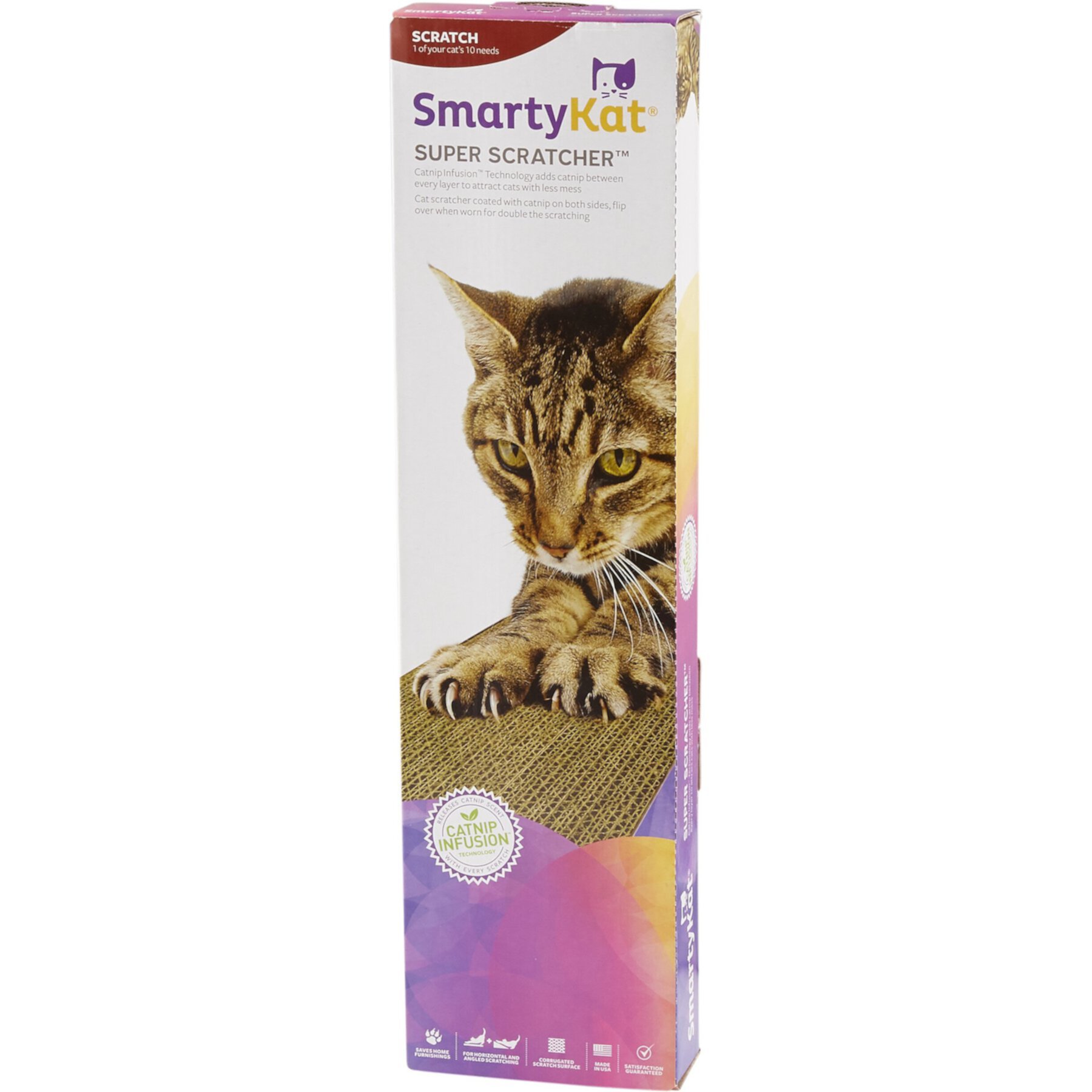 SmartyKat Super Scratcher with Catnip Cat Scratcher Smartykat