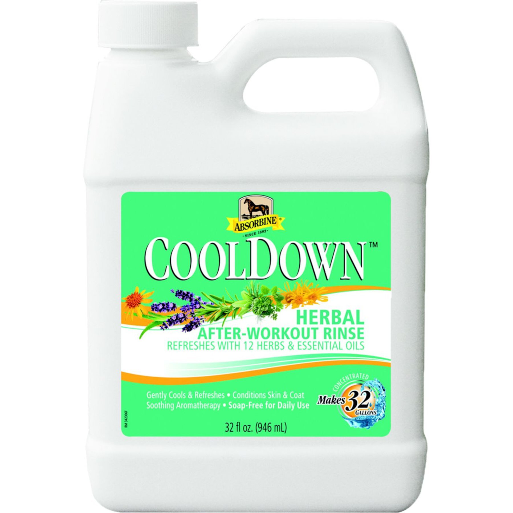 Absorbine Cooldown Herbal After-Workout Sore Muscle Horse Rinse Absorbine