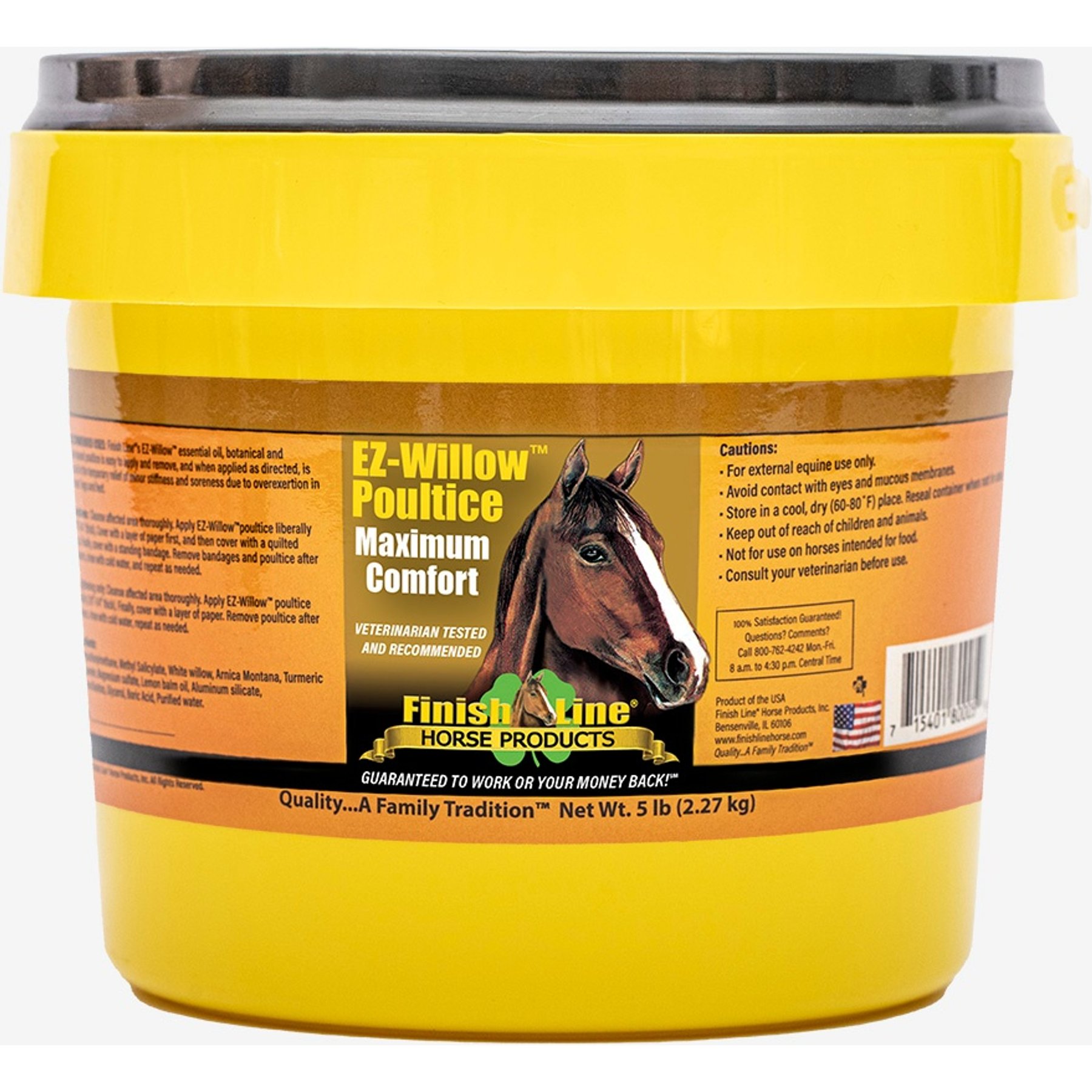 Finish Line EZ-Willow Sore Muscle & Joint Pain Relief Horse Poultice Finish Line