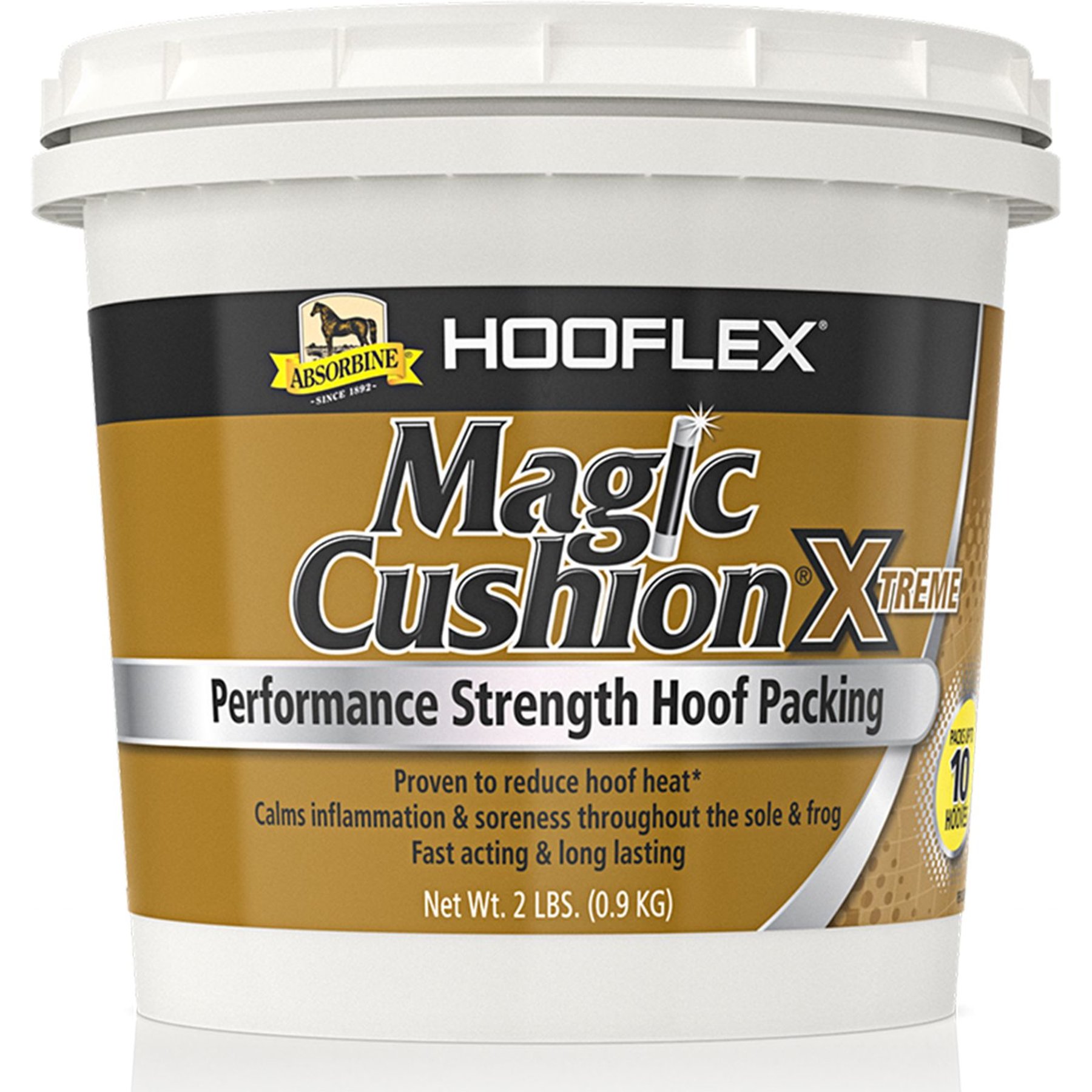 Absorbine Hooflex Magic Cushion Xtreme Performance Strength Horse Hoof Packing Absorbine