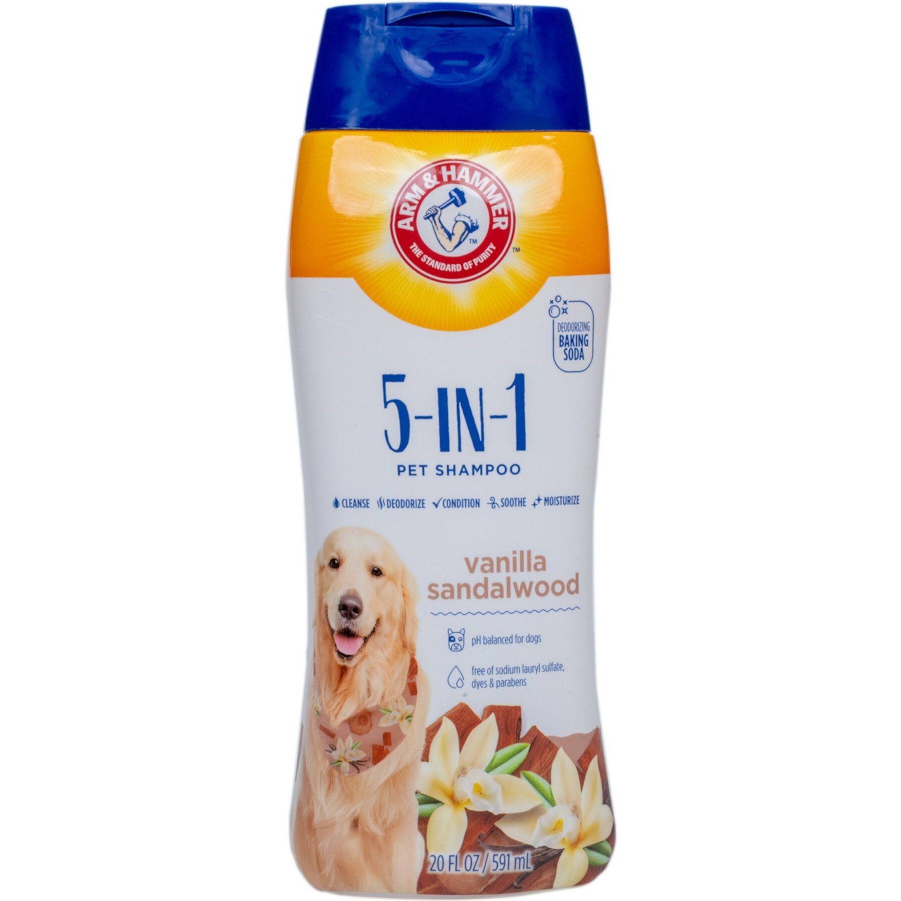 Arm & Hammer Odor Control 5-in-1 Dog Shampoo, 20-fl oz bottle Arm & Hammer