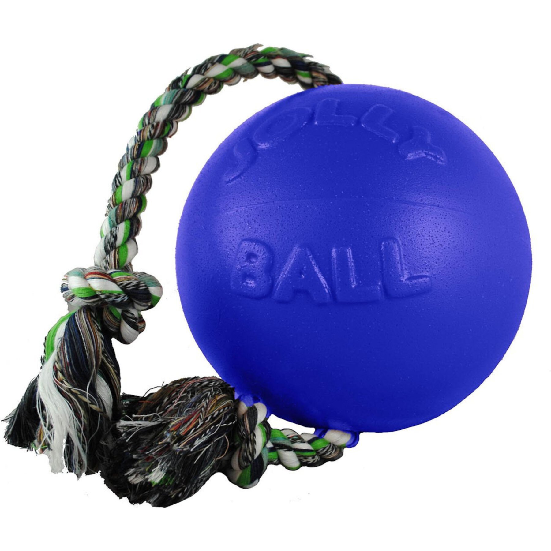 Jolly Pets Romp-n-Roll Dog Toy, Blue Jolly Pets