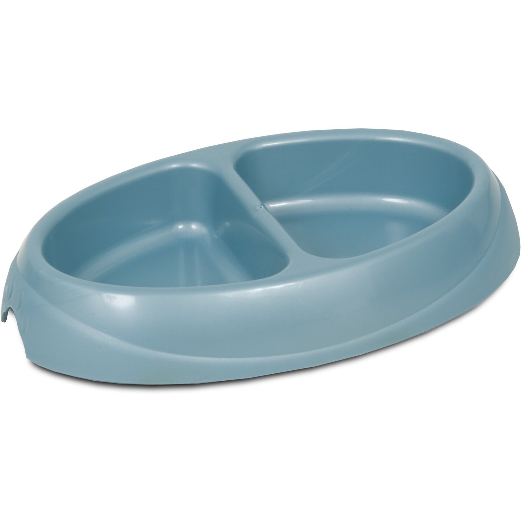 Petmate Double Diner Plastic Dog & Cat Dish, 1-cup Petmate