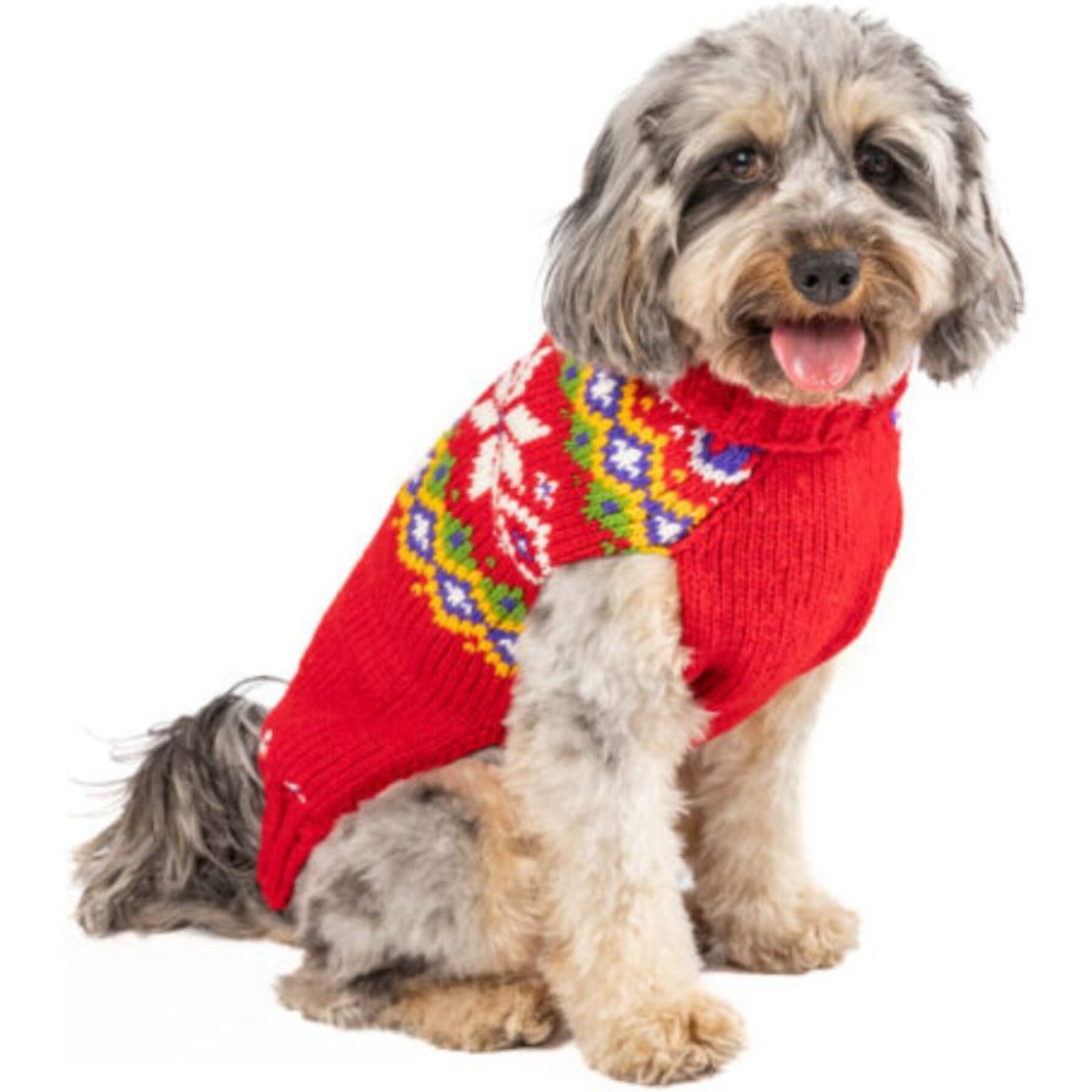 Chilly Dog Jolly Red Dog & Cat Sweater Chilly Dog