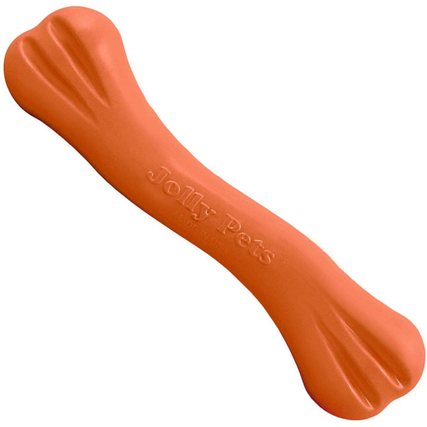 Jolly Pets Jolly Bone Dog Toy, Orange Jolly Pets