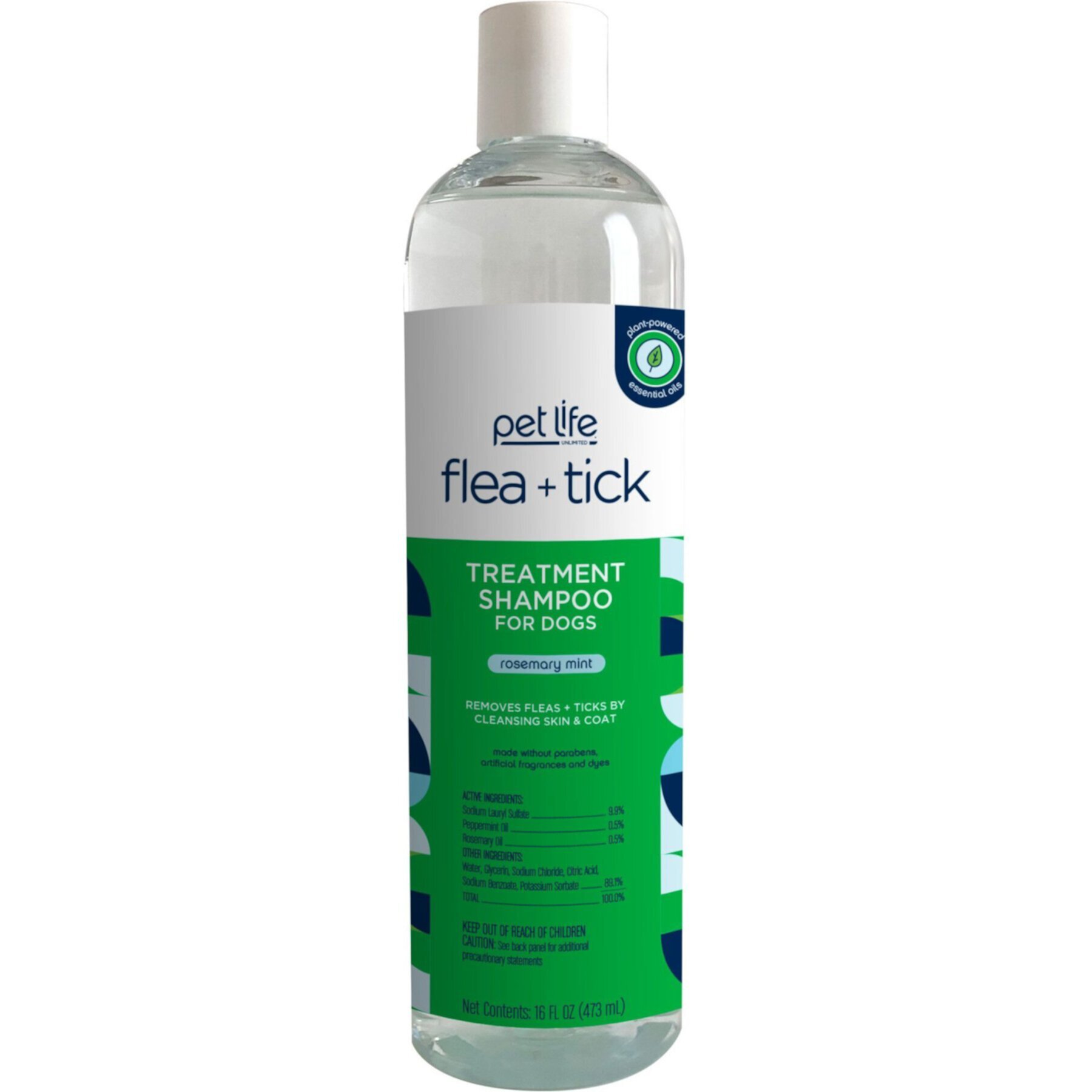 Pet Life Unlimited Flea & Tick Treatment Dog Shampoo, 16-fl oz bottle Pet Life Unlimited