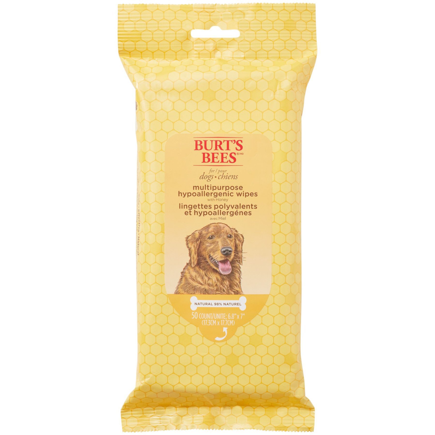 Burt's Bees Multipurpose Wipes with Honey for Dogs Burt'S Bees