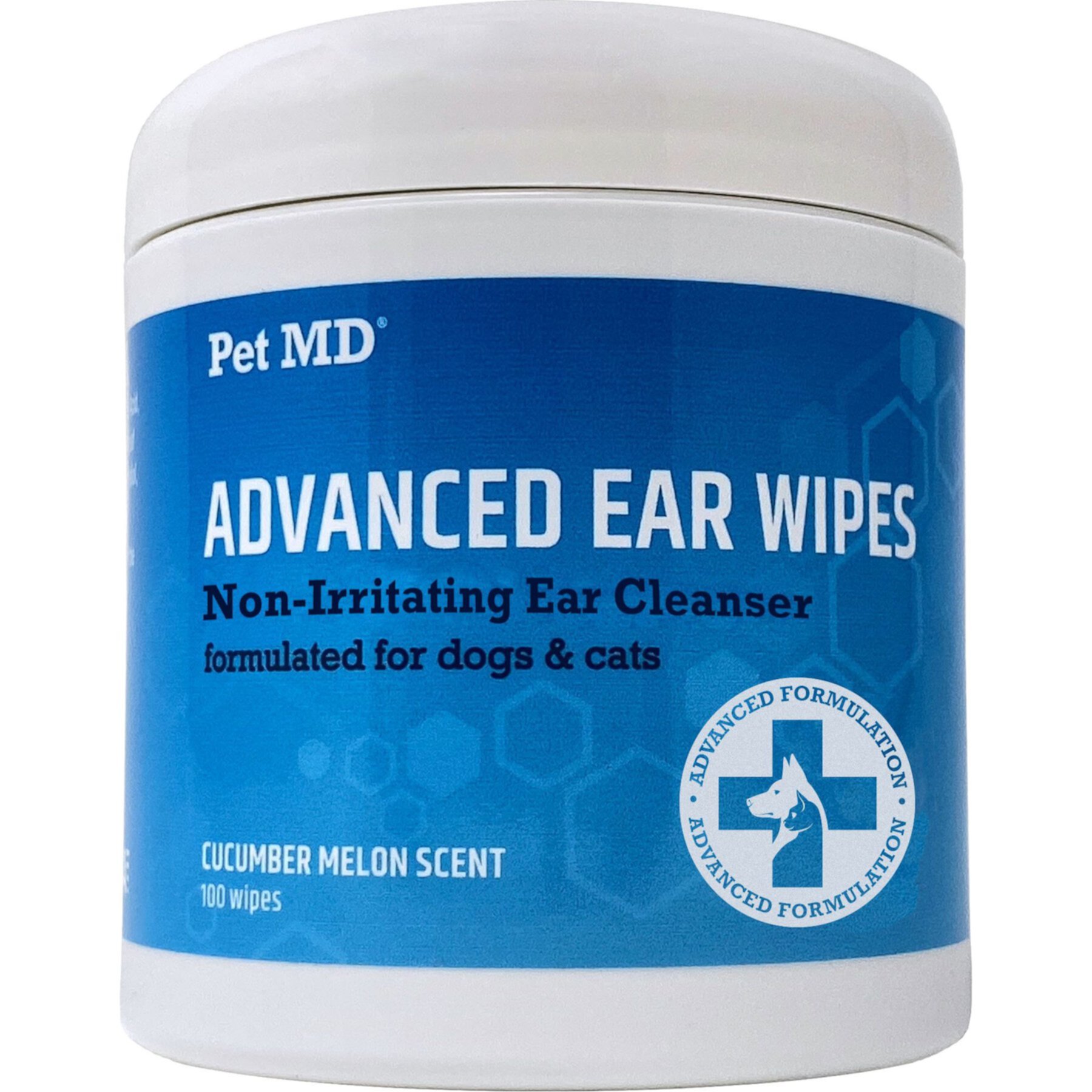 Pet MD Advanced Dog & Cat Ear Cleaner Wipes, 100 count Pet MD