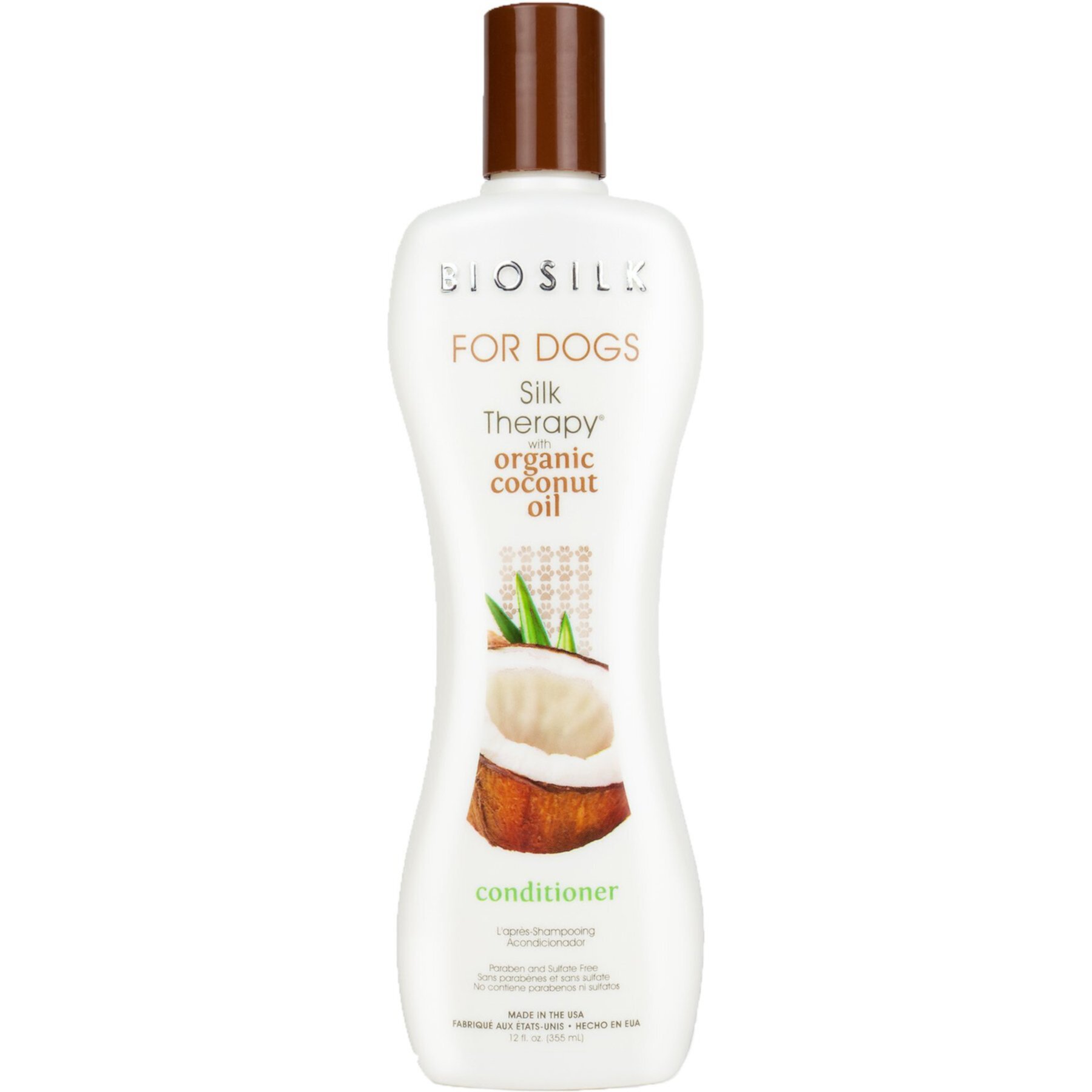 BioSilk Silk Therapy Organic Coconut Oil Dog Conditioner Biosilk