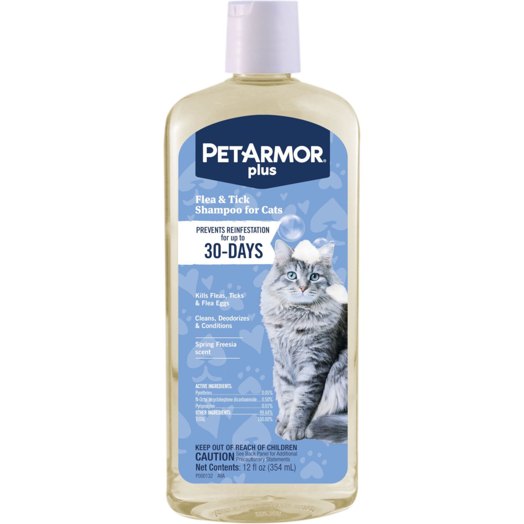 PetArmor Plus Flea & Tick Shampoo for Cats, 12-fl oz bottle PetArmor