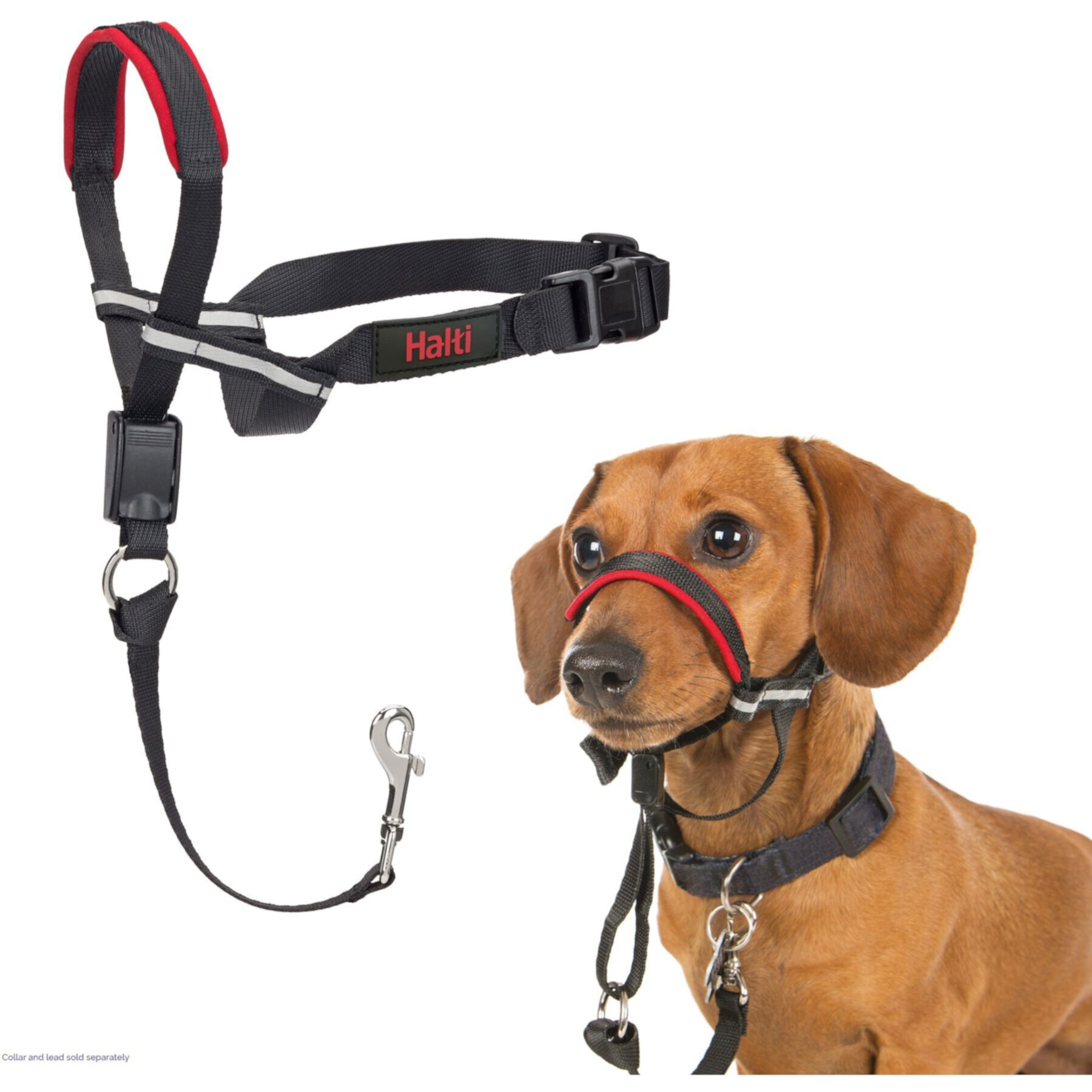 Halti OptiFit Nylon Padded No Pull Dog Headcollar Halti