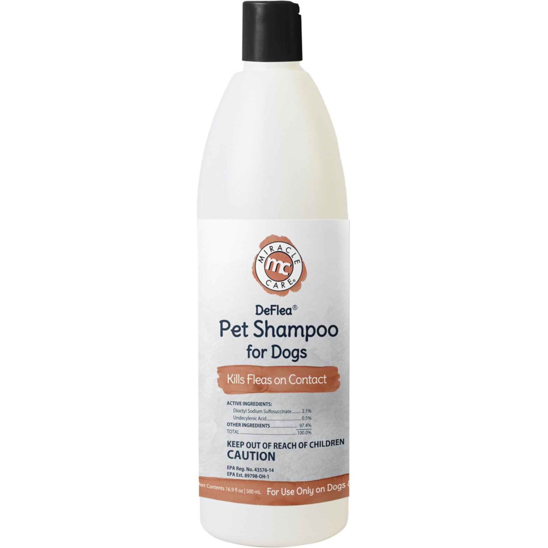 Miracle Care De Flea Shampoo for Dogs & Puppies Miracle Care