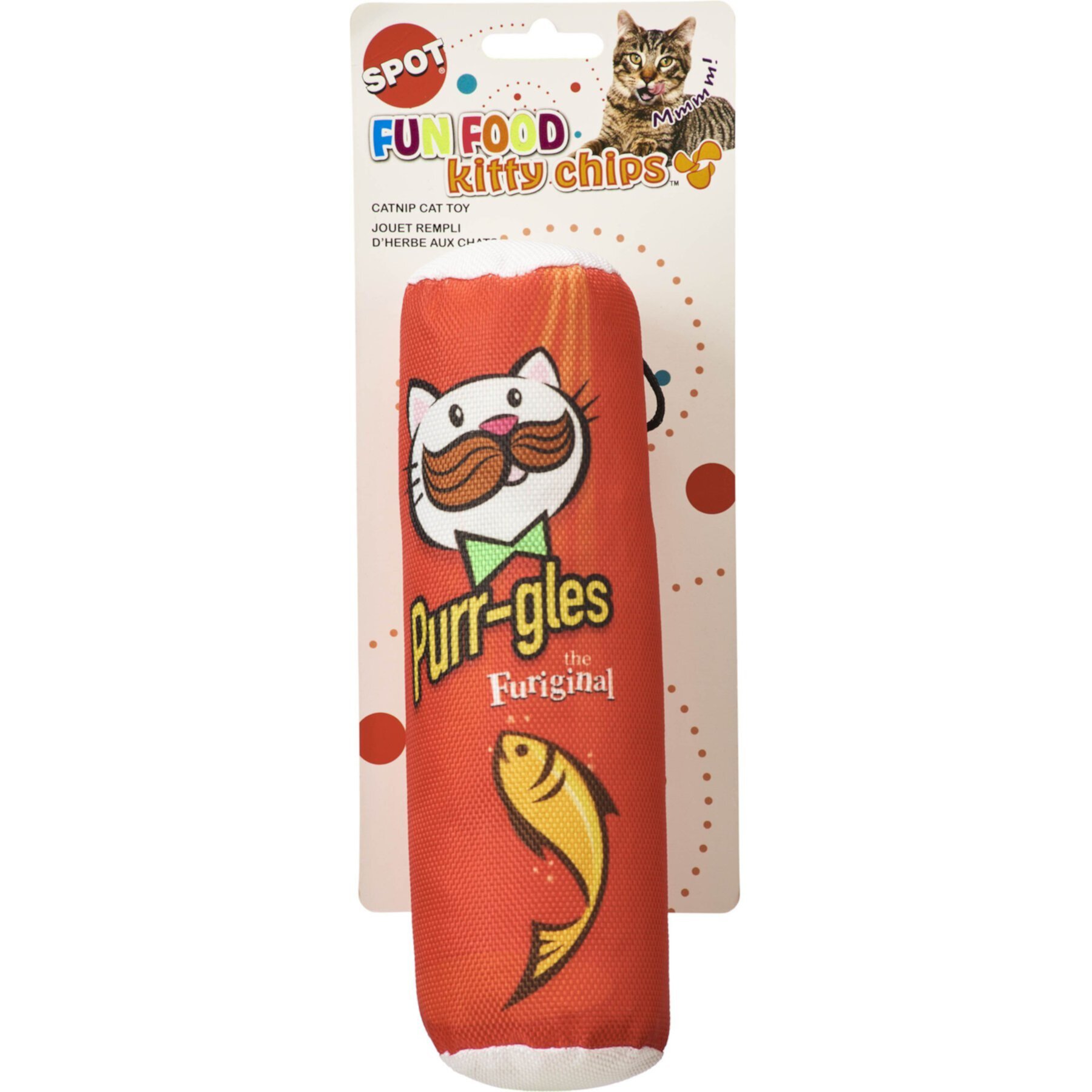 Ethical Pet Fun Food Purrgles Plush Cat Toy, 8-in Ethical Pet